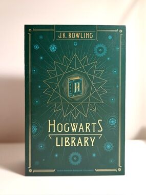 J.K. Rowling Hogwarts Library Hardcover - 3 Book Set